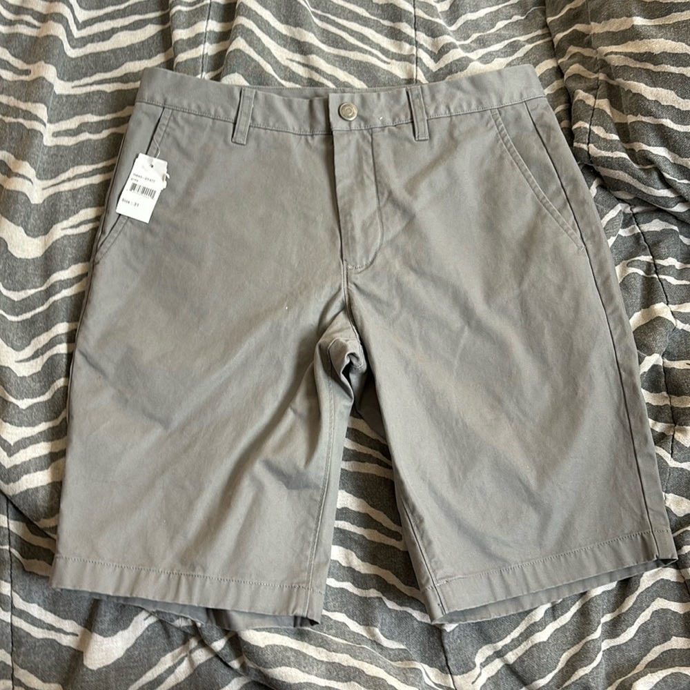 Bonobos Grey 11 Inch Chino Shorts